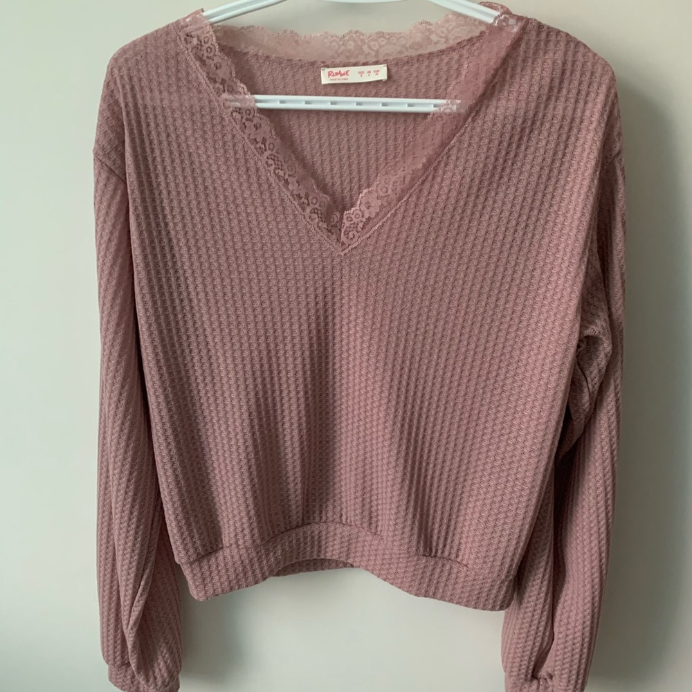 Pink sweater